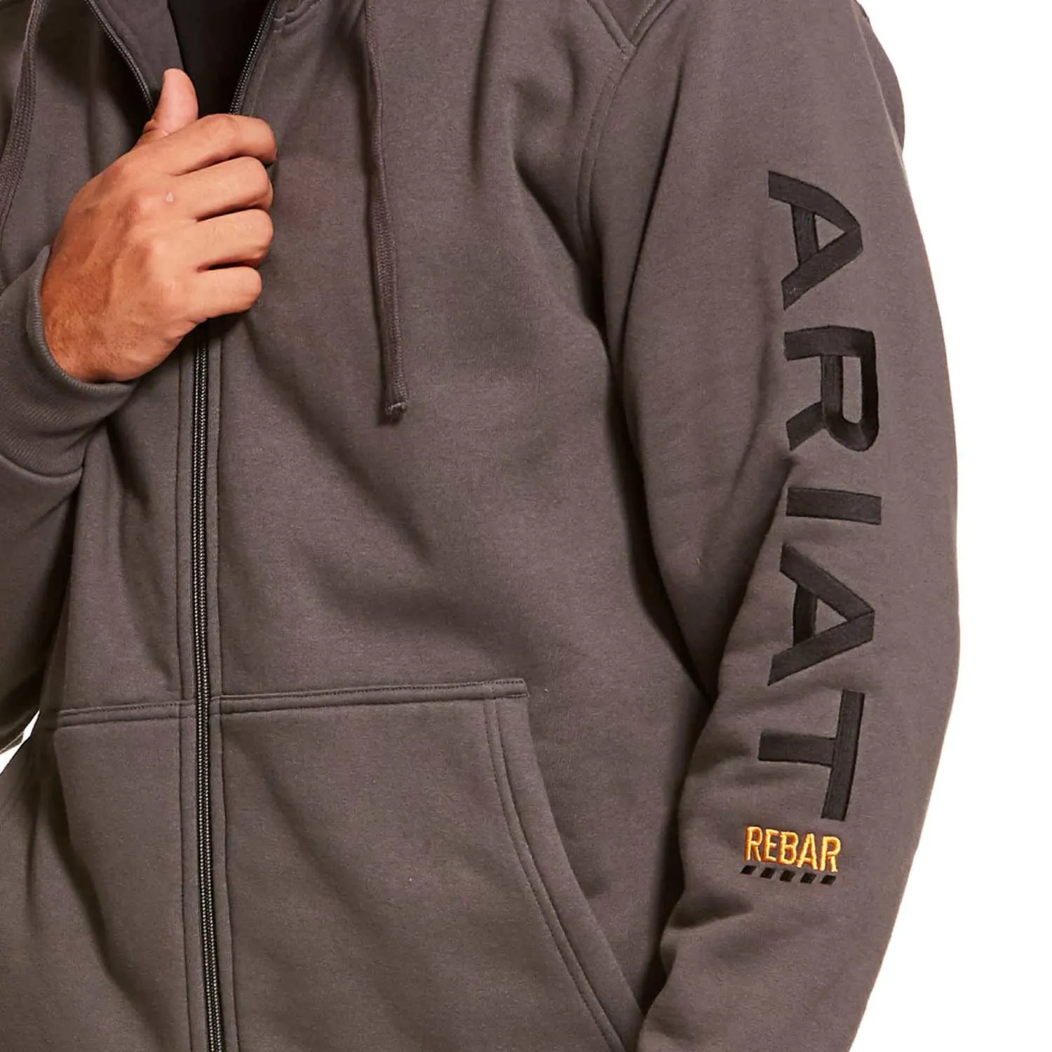 Ariat Rebar Mens All-Weather Full Zip Hoodie