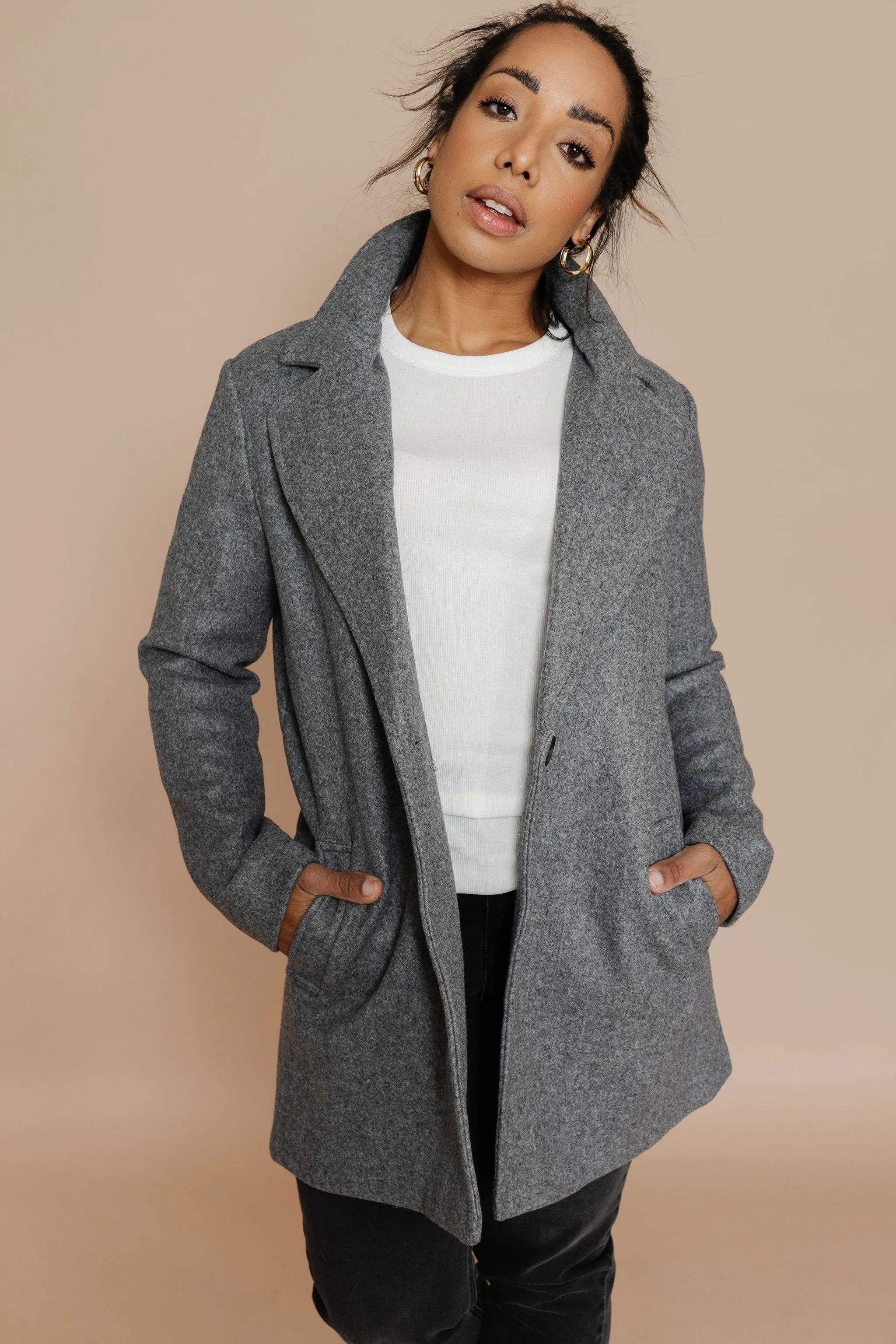 Audrey Coat in Grey