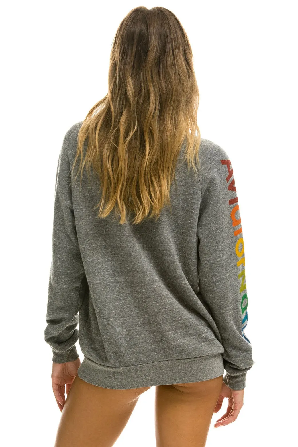 AVIATOR NATION MIAMI  SWEATSHIRT - HEATHER GREY