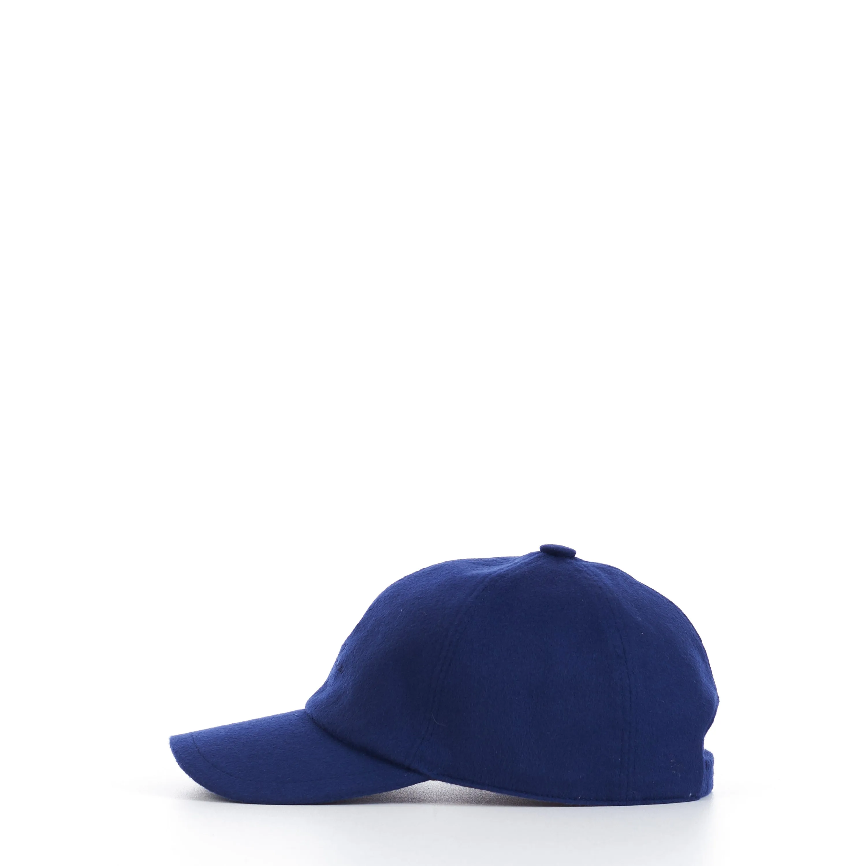 Baseball S Cap In Vibrant Blue Cashmere - Storm System