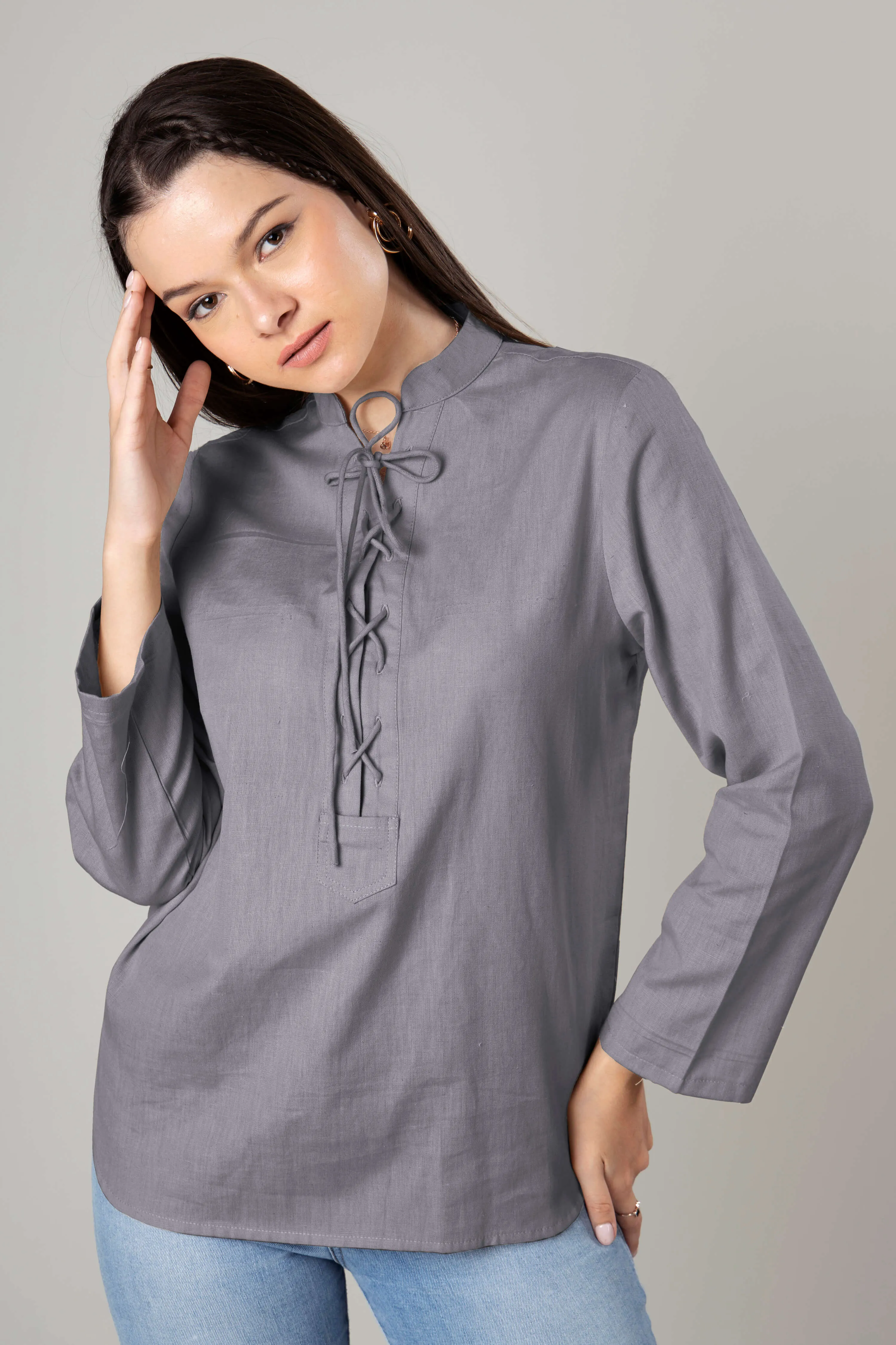 Beautiful Retro Cotton Top For Women