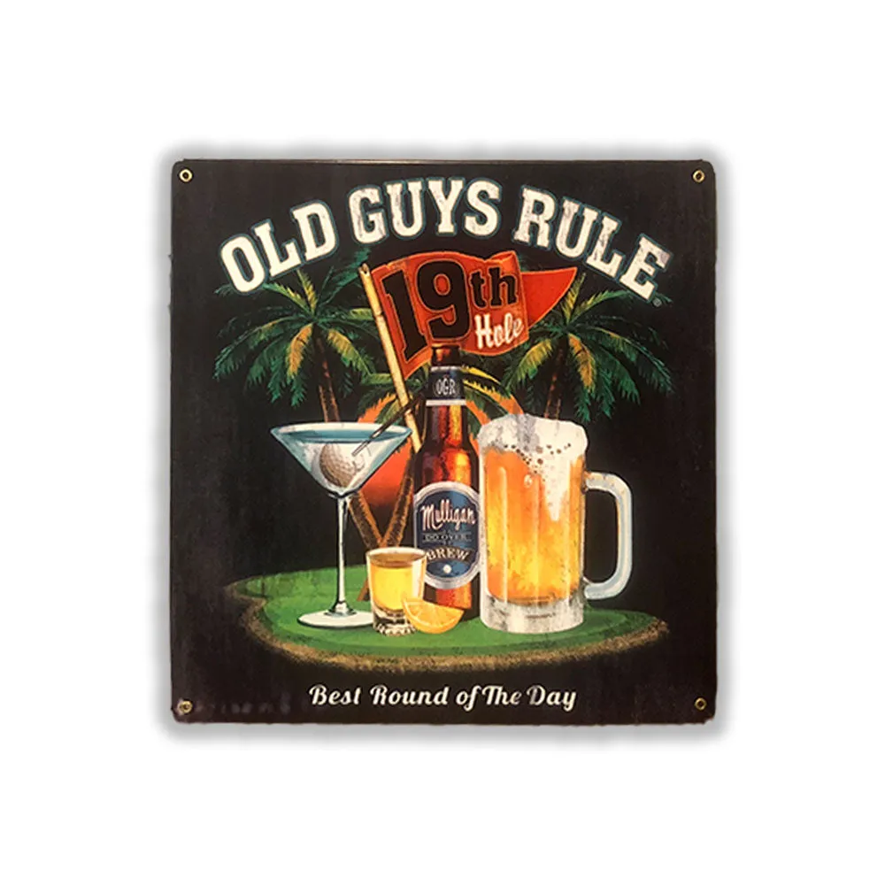 Best Round Vintage Metal Sign