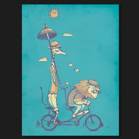 Bicycle Built For Love Print