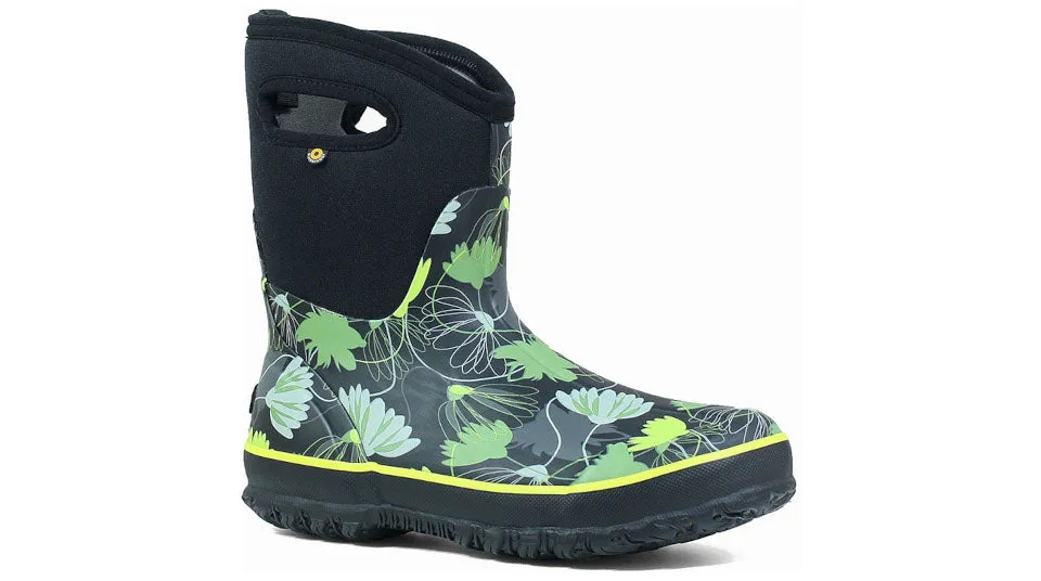 Bogs Women's Classic Mid Tulip Black Multi