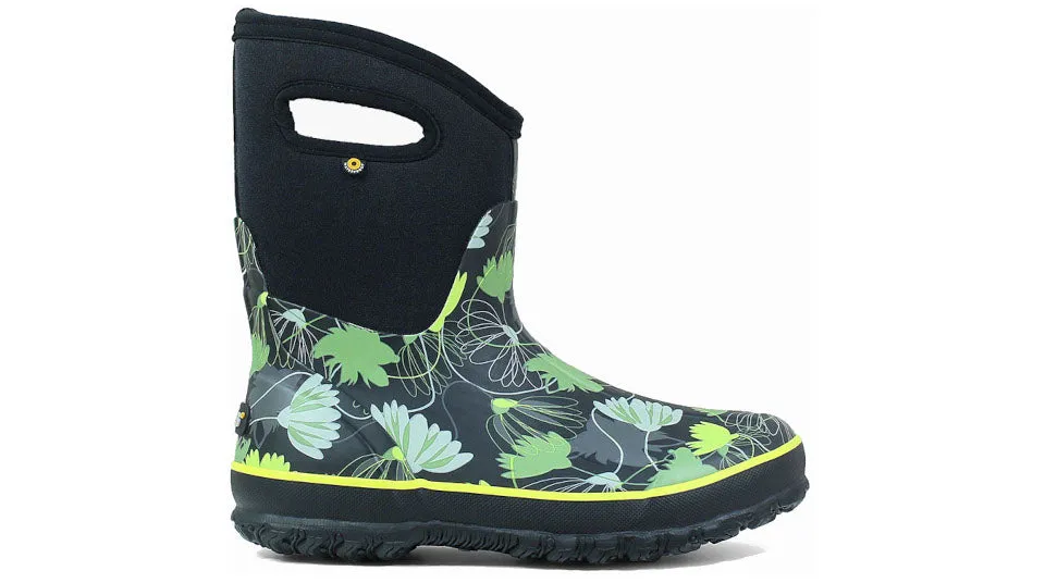 Bogs Women's Classic Mid Tulip Black Multi