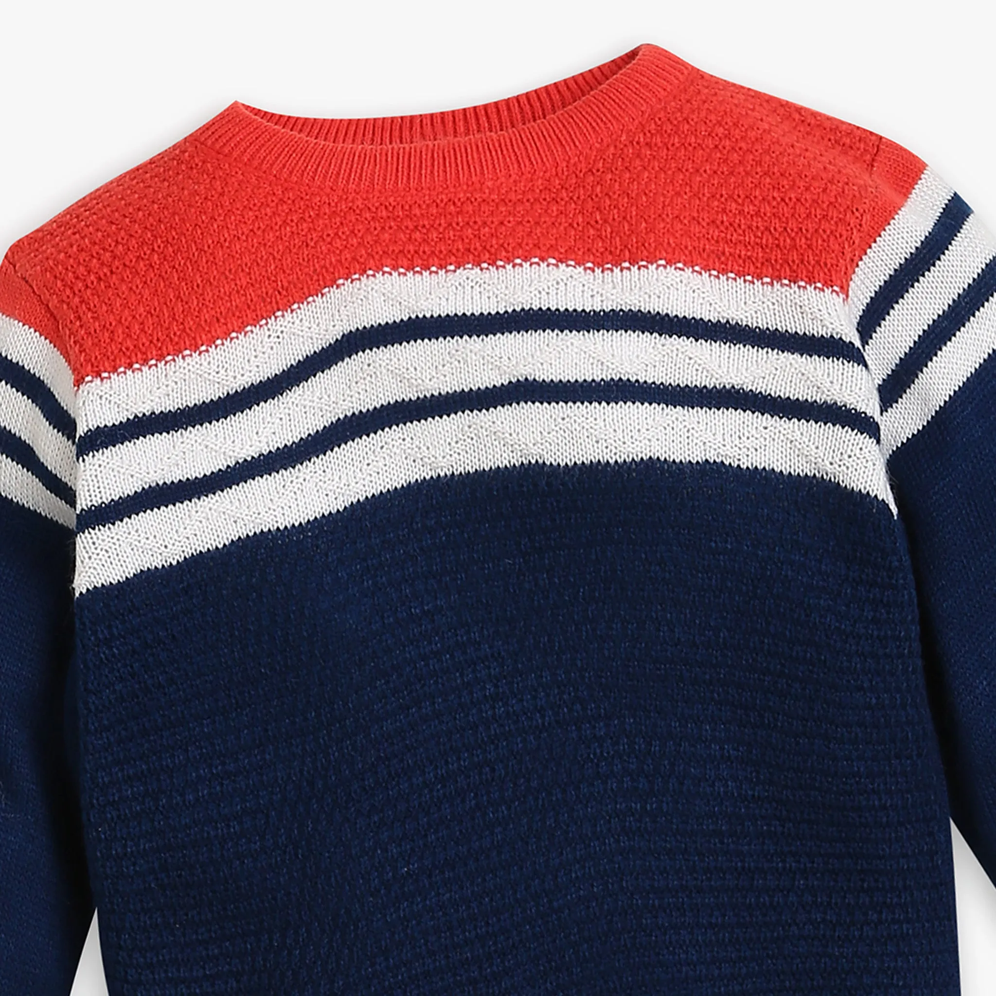 Boys Regular Fit Solid Sweater