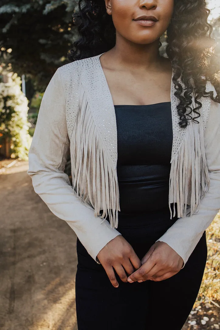 Brandy Fringe Jacket