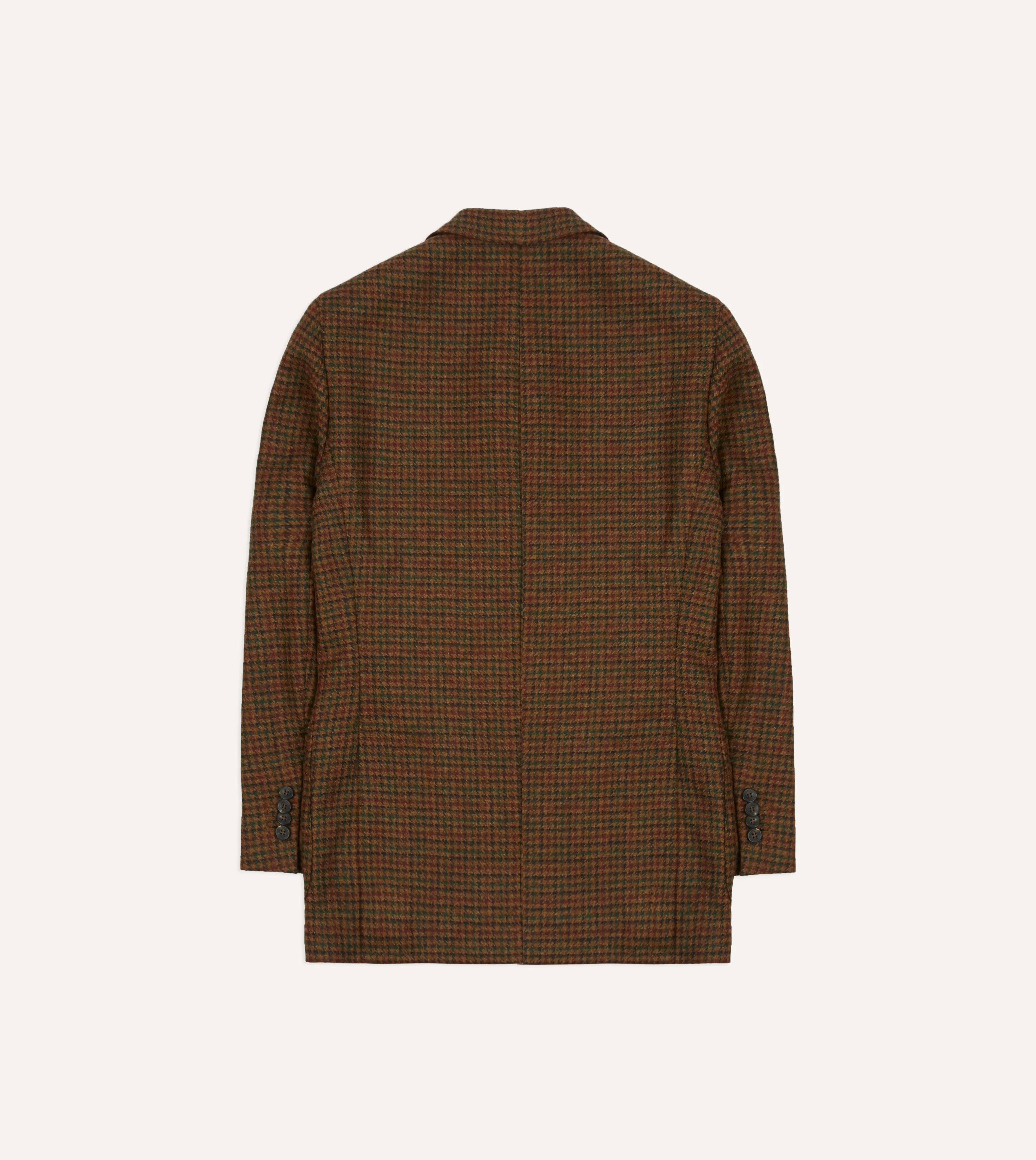 Brown Gun Club Check Tweed Blazer