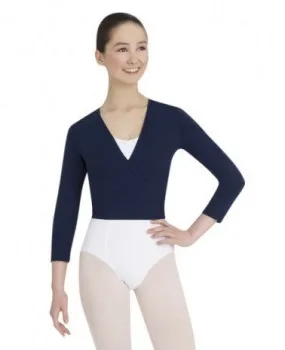 Capezio Children's Tactel Wrap Top - Navy