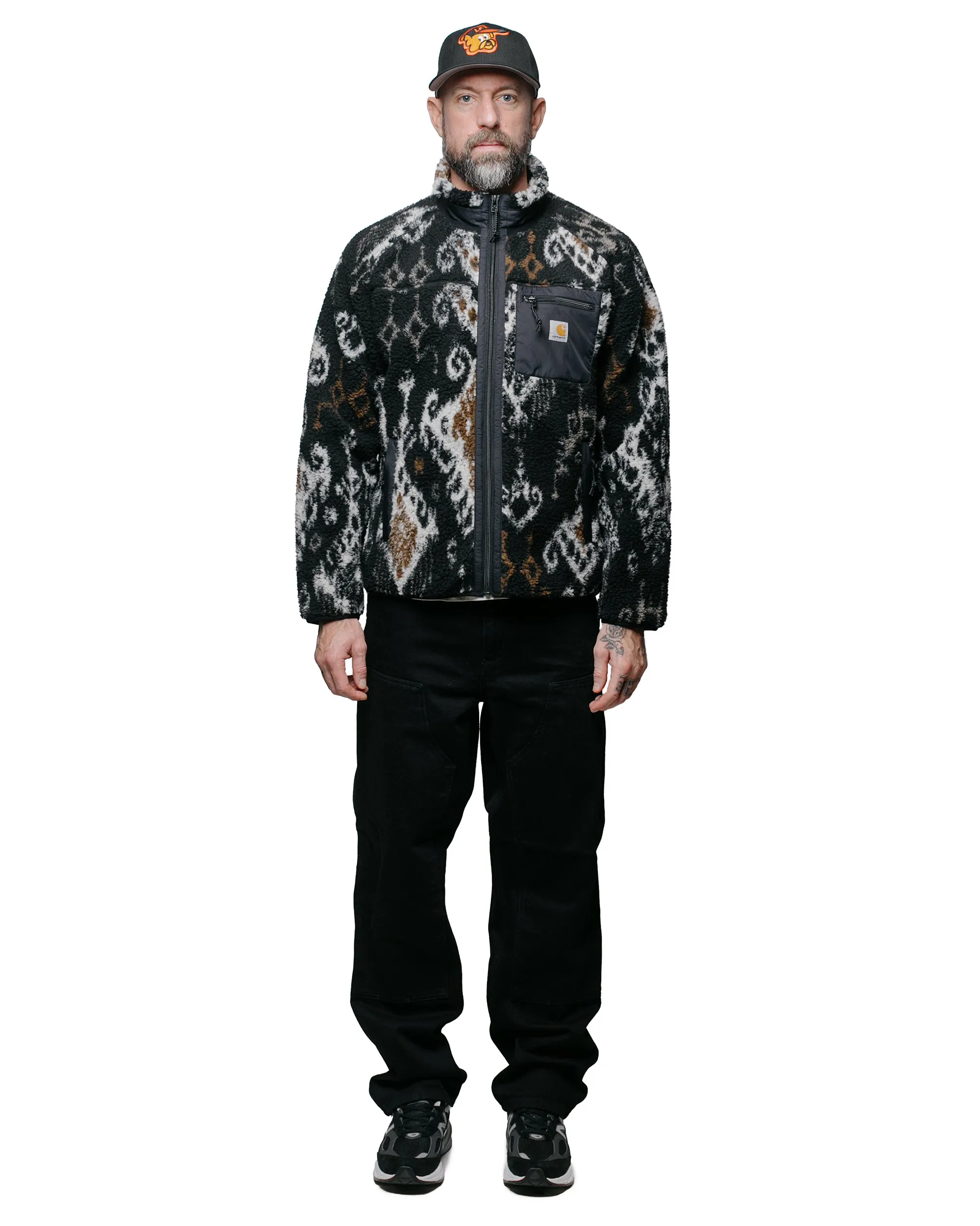 Sure! Here’s an optimized title for the product:

**Carhartt W.I.P. Prentis Liner - New Jacquard Black Design - Stylish and Versatile Outerwear**

Let me know if you need any further assistance!