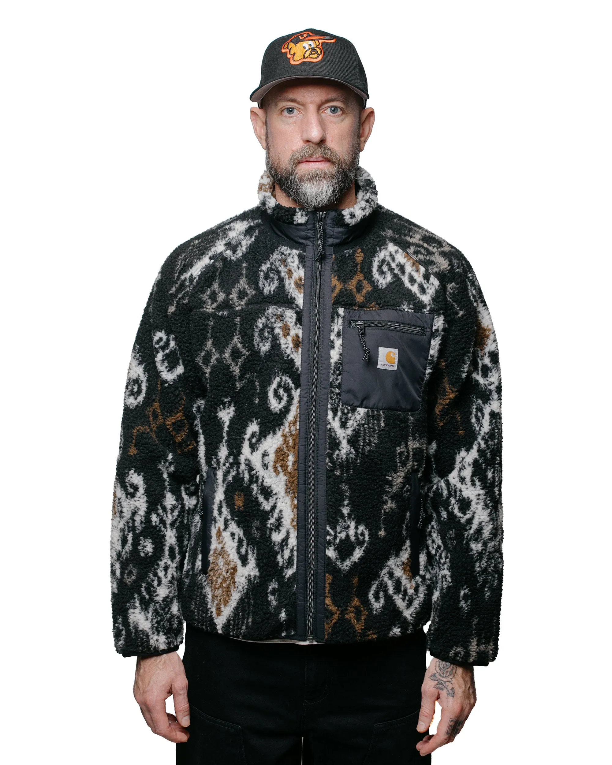 Sure! Here’s an optimized title for the product:

**Carhartt W.I.P. Prentis Liner - New Jacquard Black Design - Stylish and Versatile Outerwear**

Let me know if you need any further assistance!