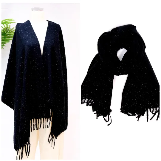 Cashmere Feel Warm Oversized Scarf with Fringe ( 12 Per Pack)