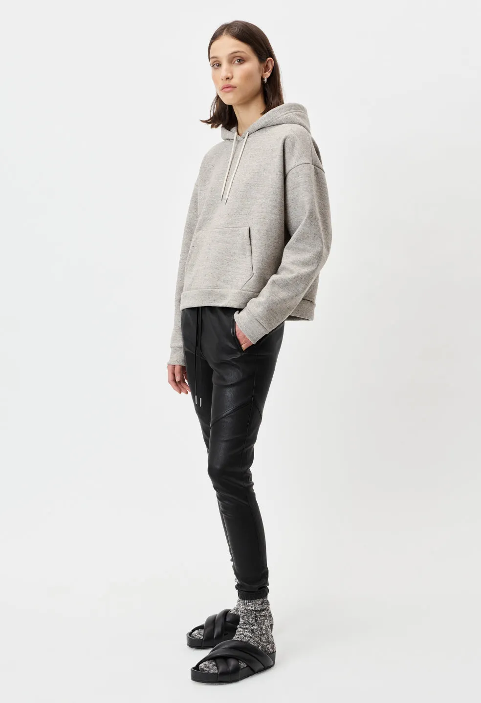 Cashmere Fleece Alma Hoodie / Heather Oatmeal