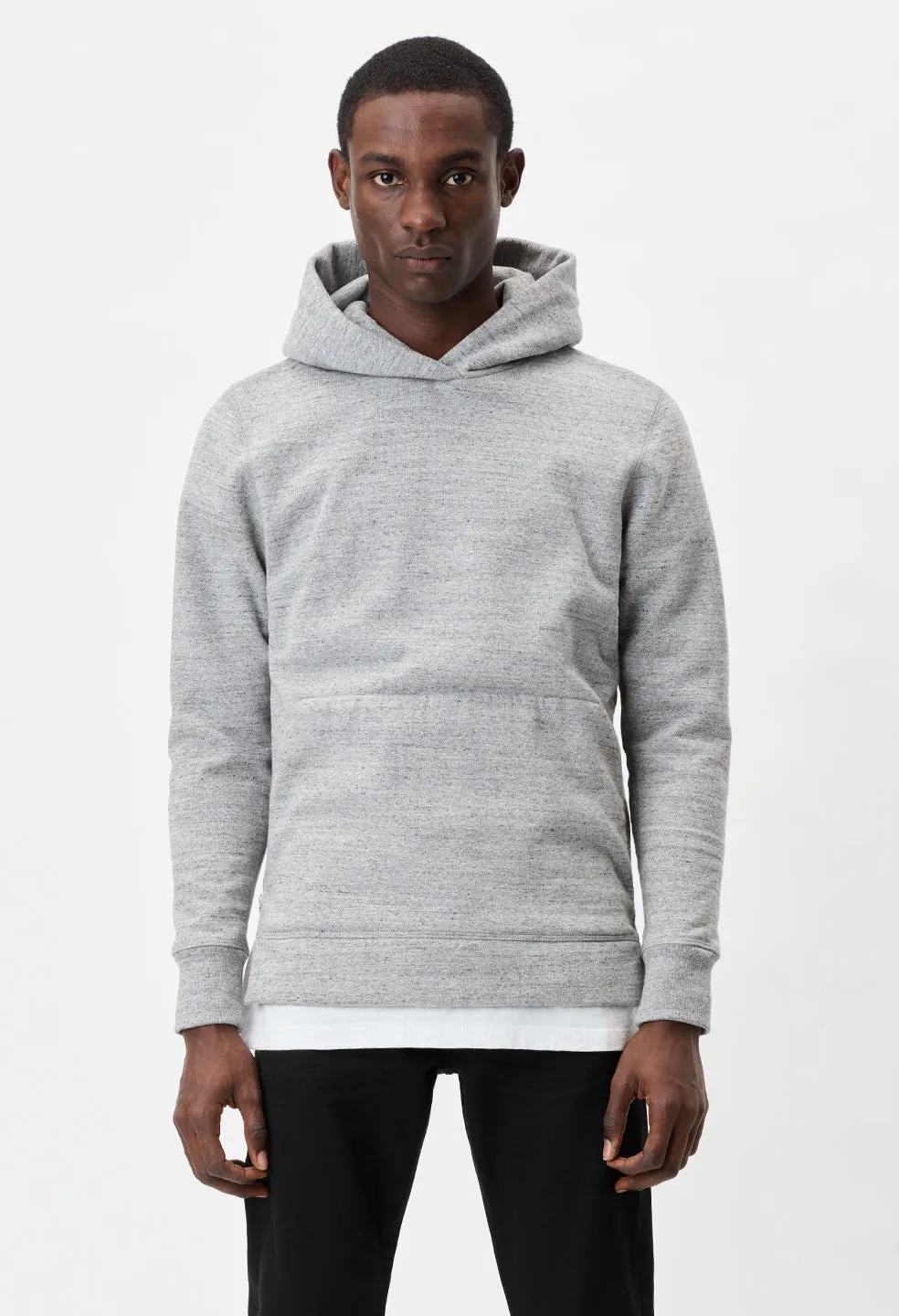 Cashmere Fleece Hooded Villain / Heather Grey