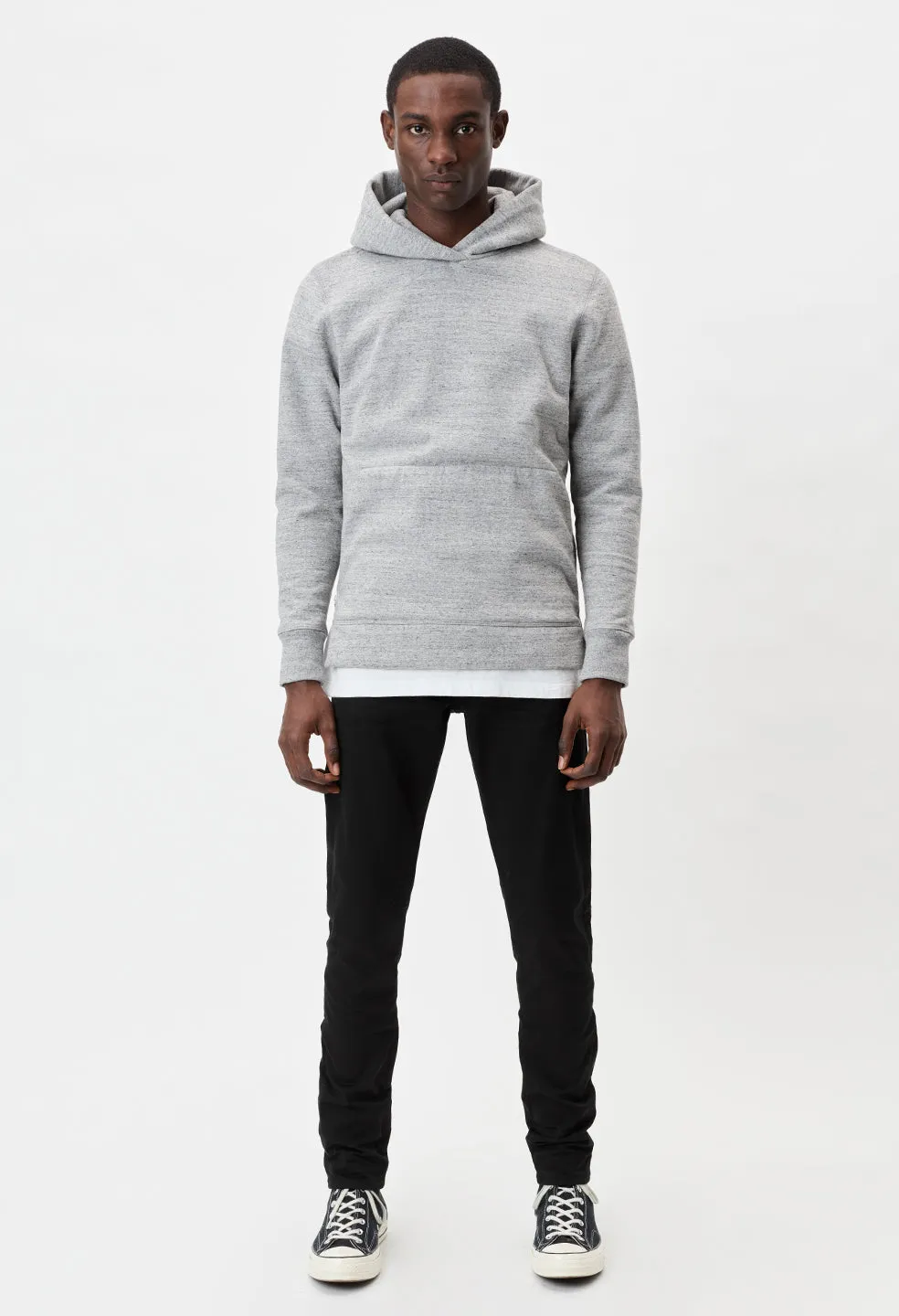 Cashmere Fleece Hooded Villain / Heather Grey