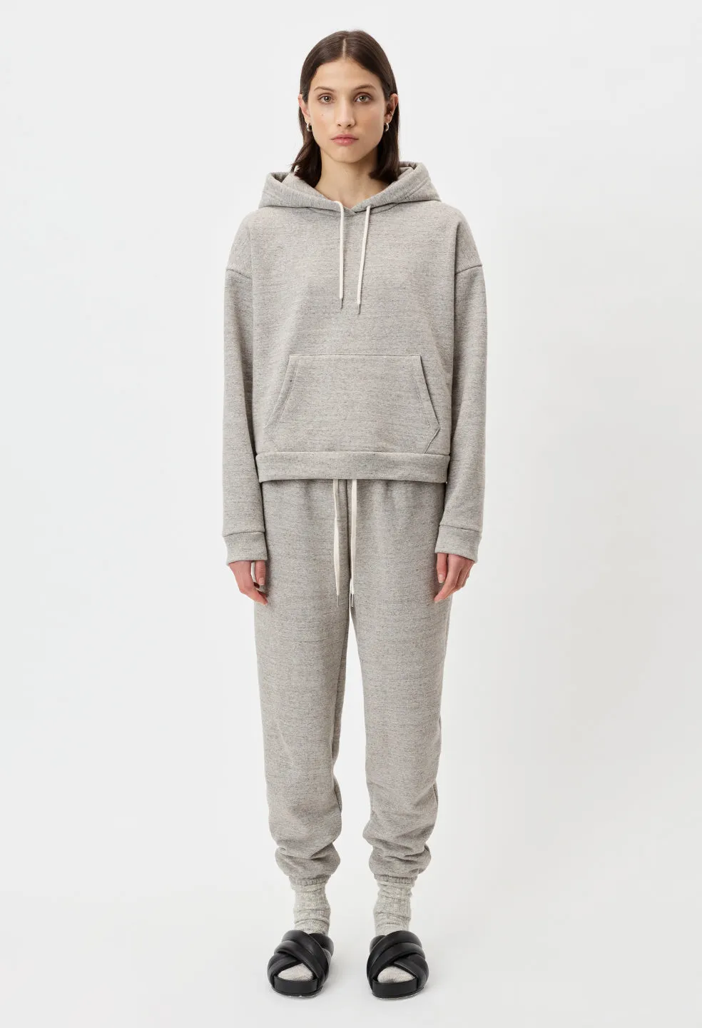 Cashmere Fleece Women’s LA Sweatpants / Heather Oatmeal