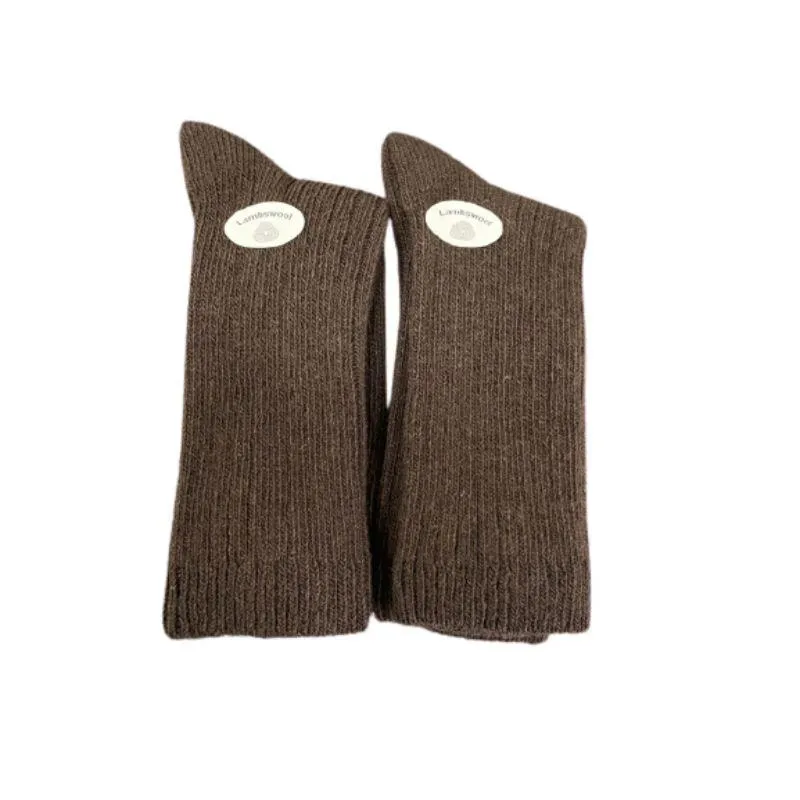 Cotton & Wool Blend Women Crew 2 Pair Pack - Soft, Warm Socks