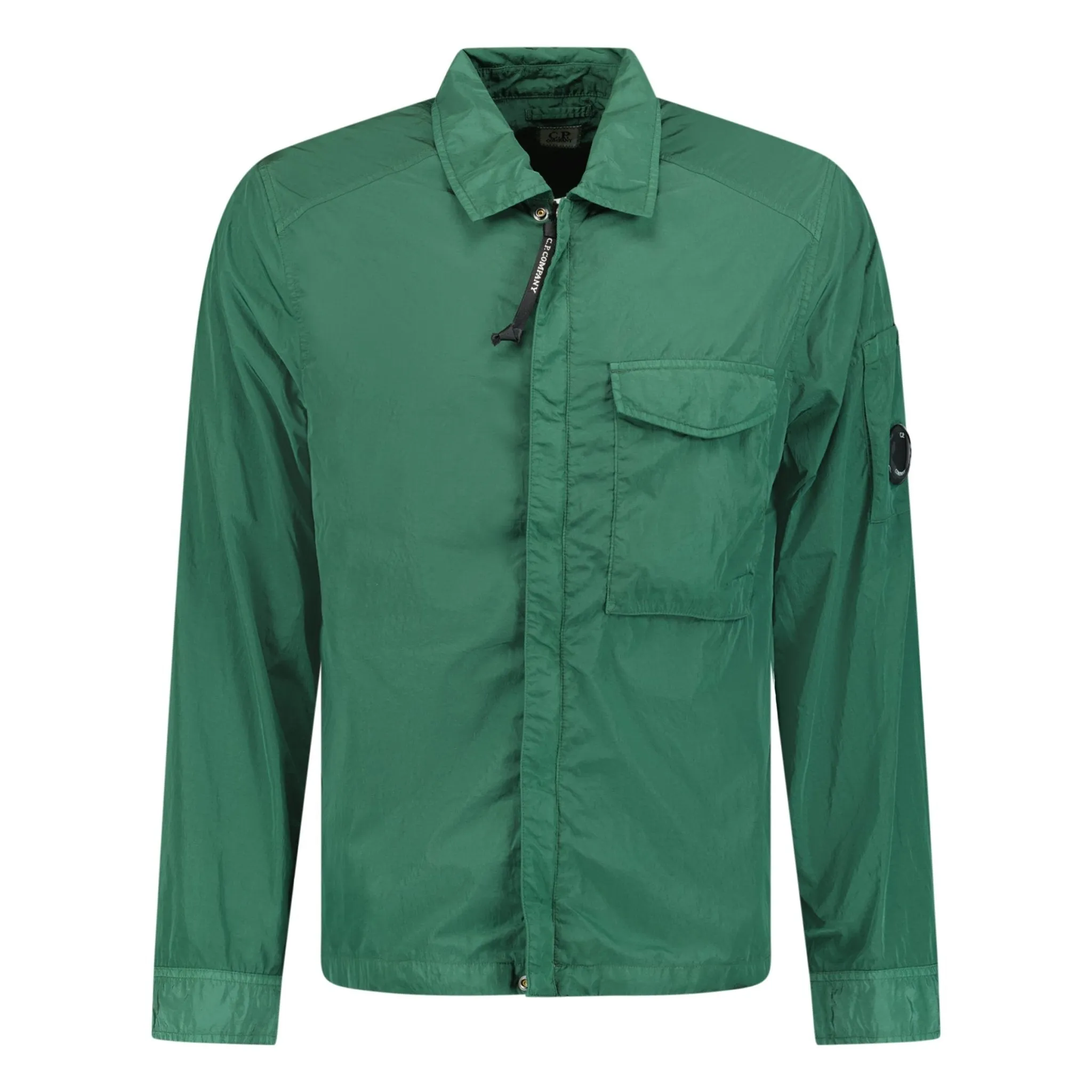 CP COMPANY CHROME-R POCKET OVERSHIRT GREEN