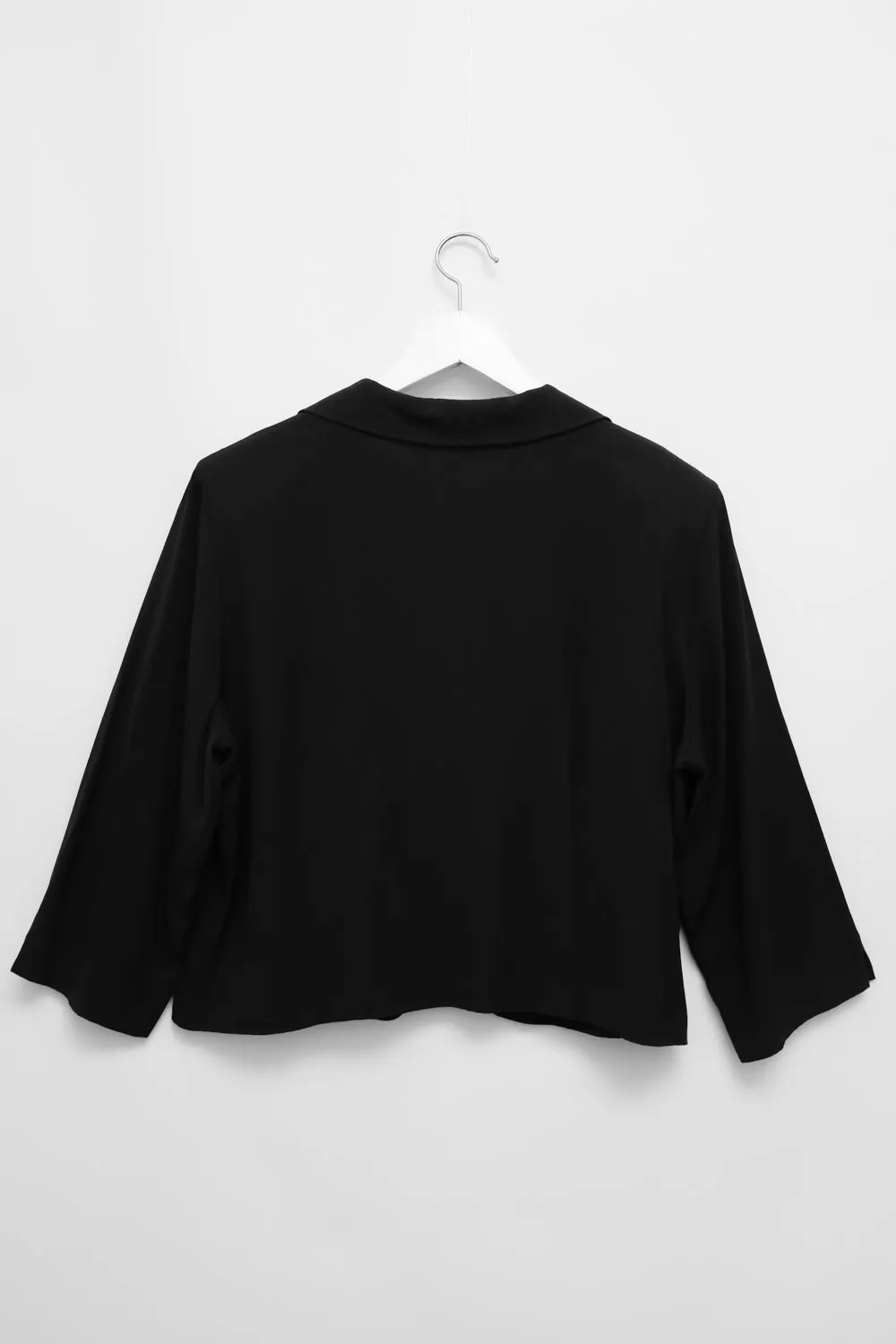 CROP VINTAGE BLACK RELAX BLAZER