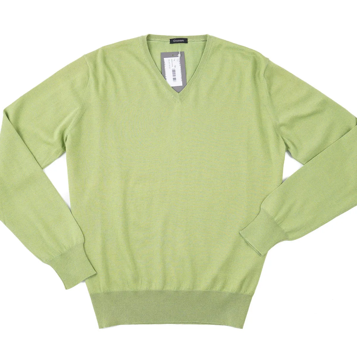 Cruciani Lightweight Cashmere-Silk Sweater