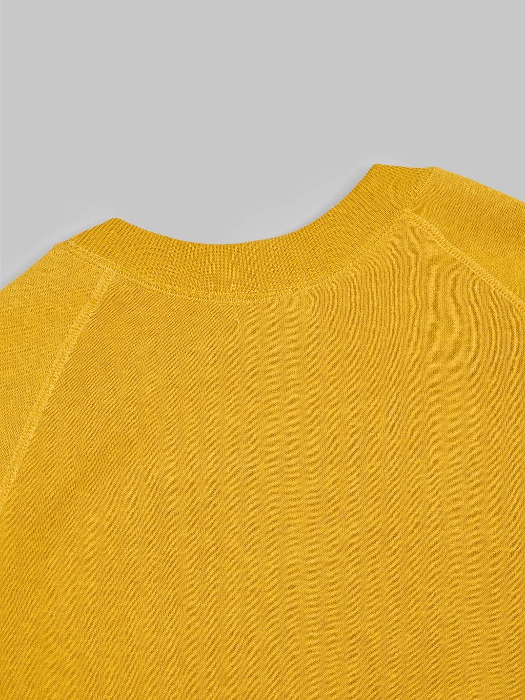 Denime By Warehouse & Co. "Lot. 261" 4-Needle Raglan Sweatshirt Yellow