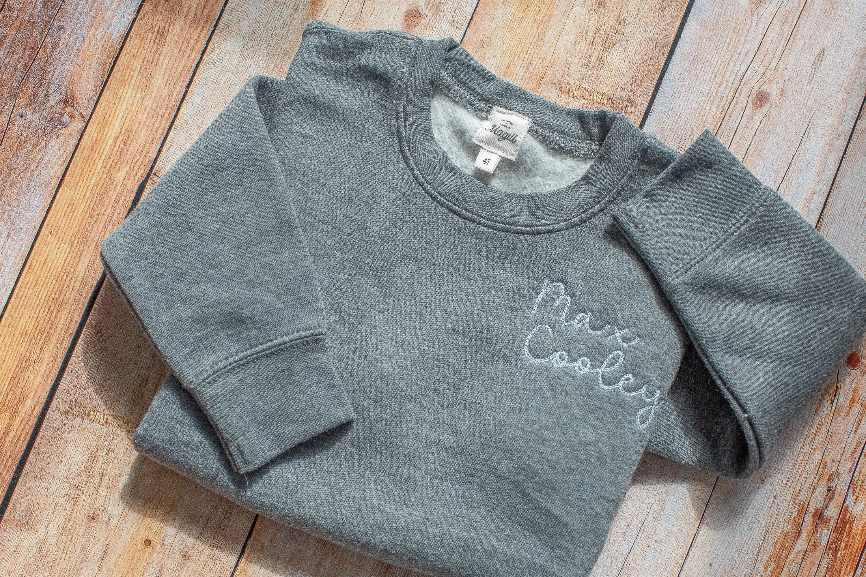 Embroidered Toddler Sweatshirt