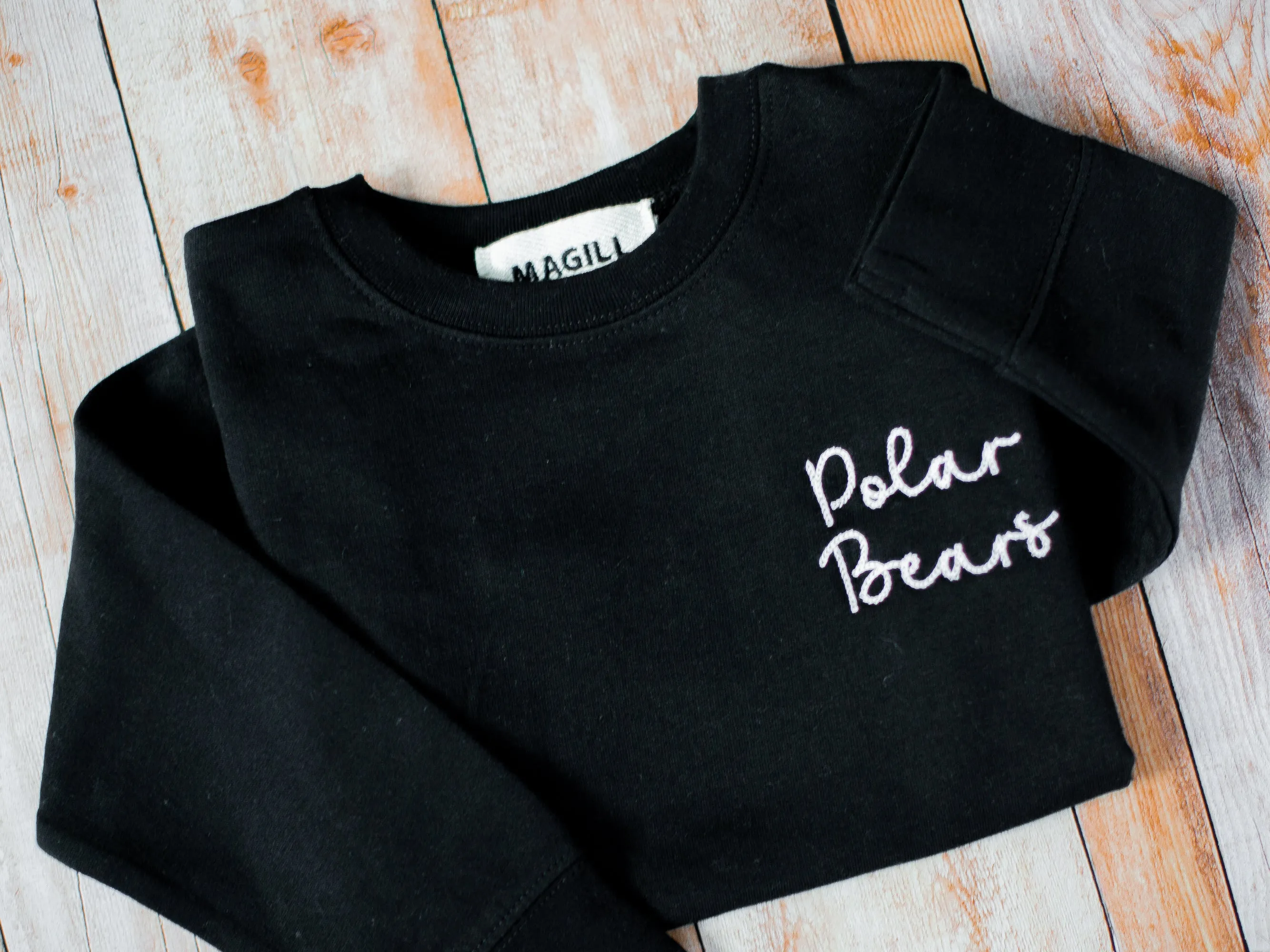 Embroidered Toddler Sweatshirt