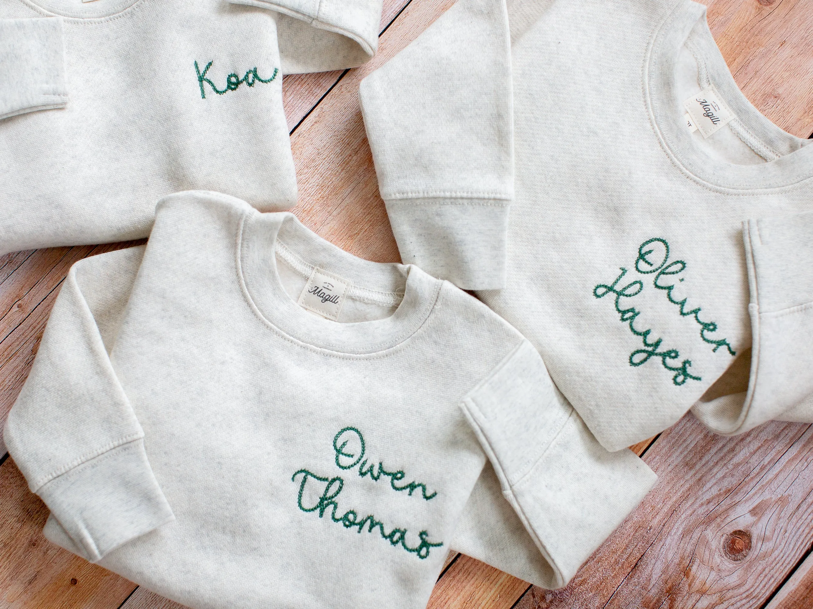 Embroidered Toddler Sweatshirt