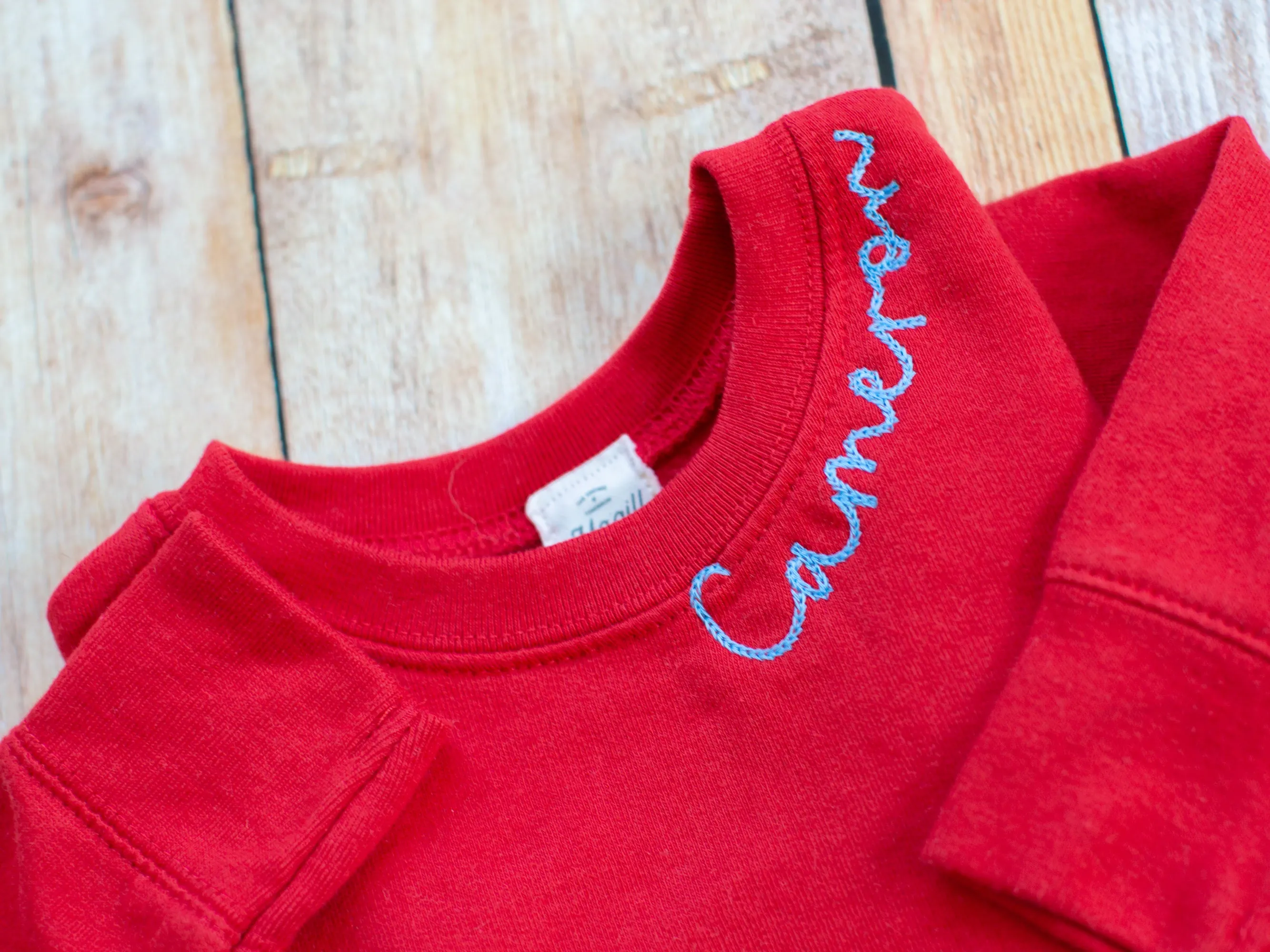 Embroidered Toddler Sweatshirt