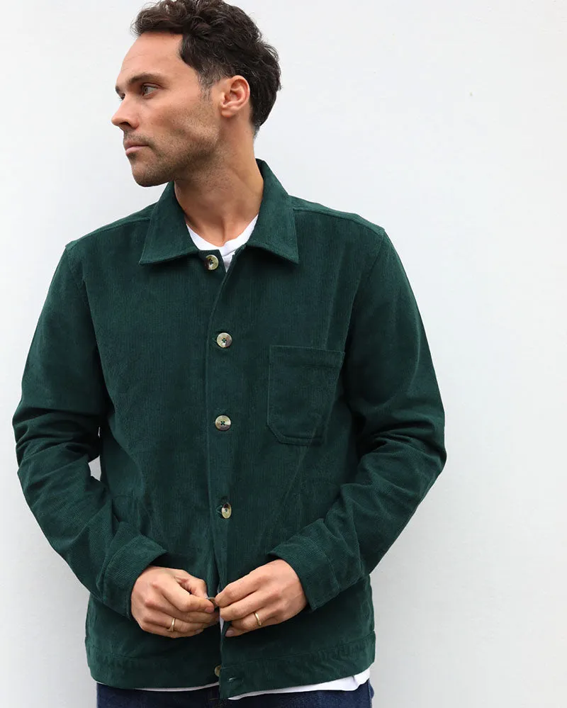 Everyday Jacket | Bottle Green Corduroy