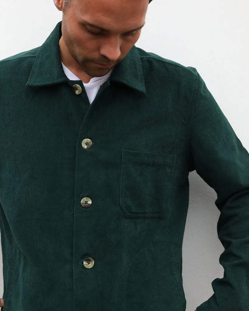 Everyday Jacket | Bottle Green Corduroy