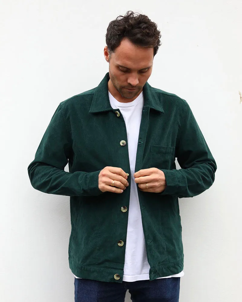 Everyday Jacket | Bottle Green Corduroy