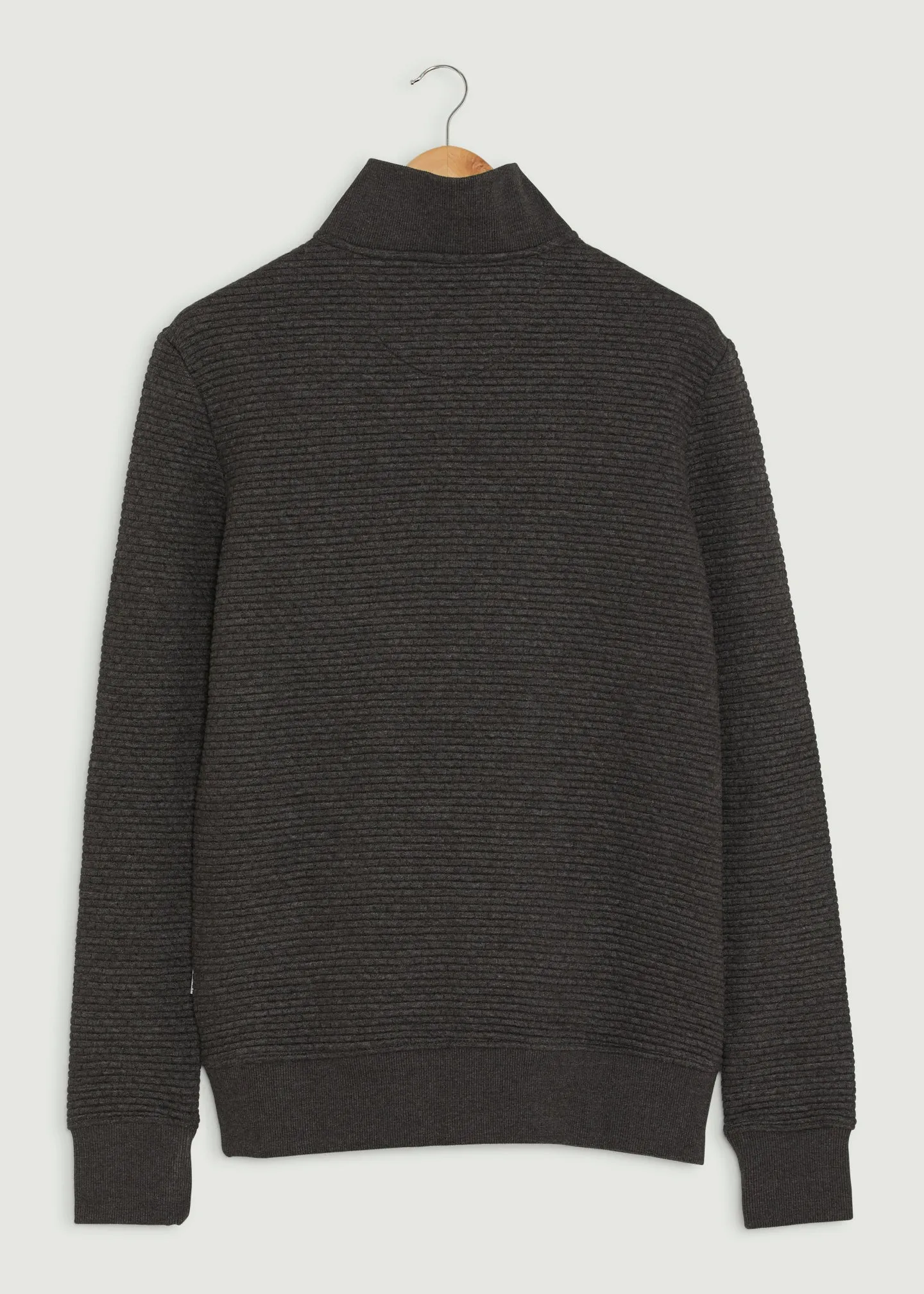 Farnell 1/4 Zip Top - Grey Marl