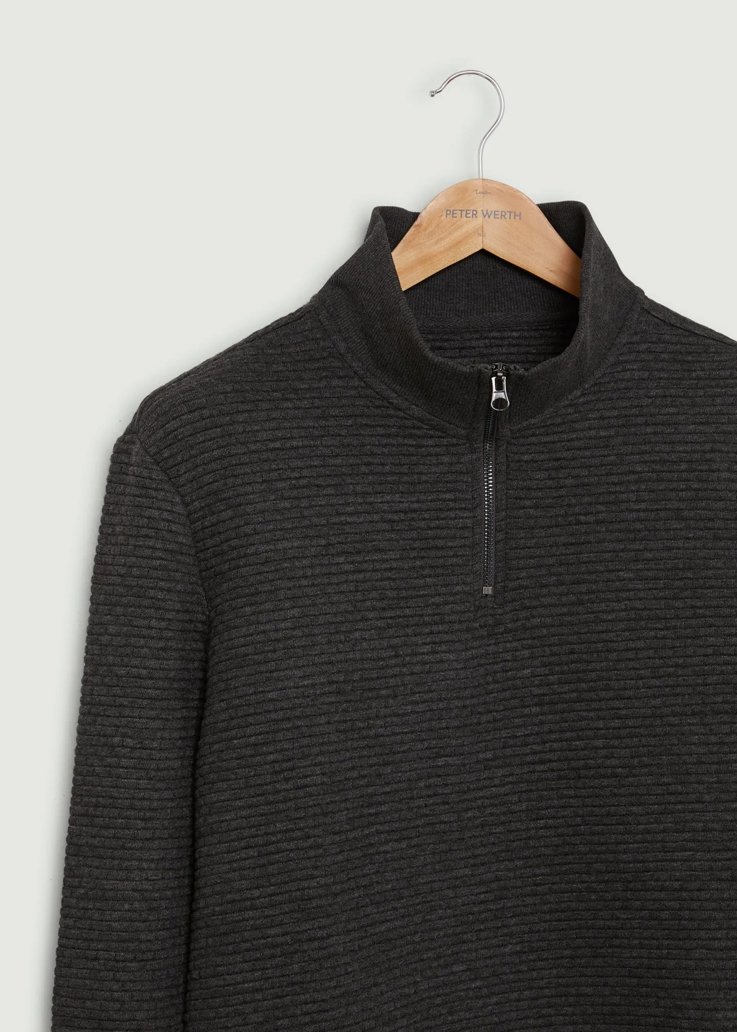 Farnell 1/4 Zip Top - Grey Marl