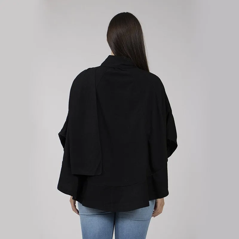 Fleece Wrap Poncho