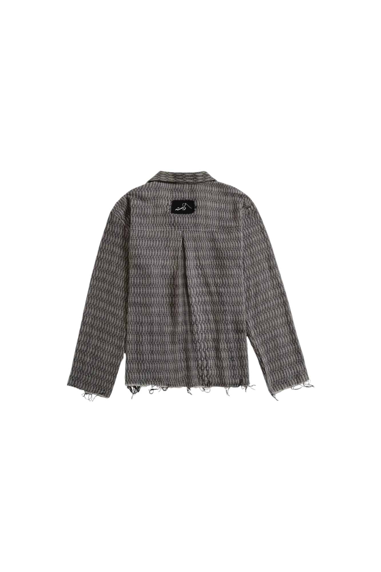 GREY DOBBY WEAVE BUTTON DOWN