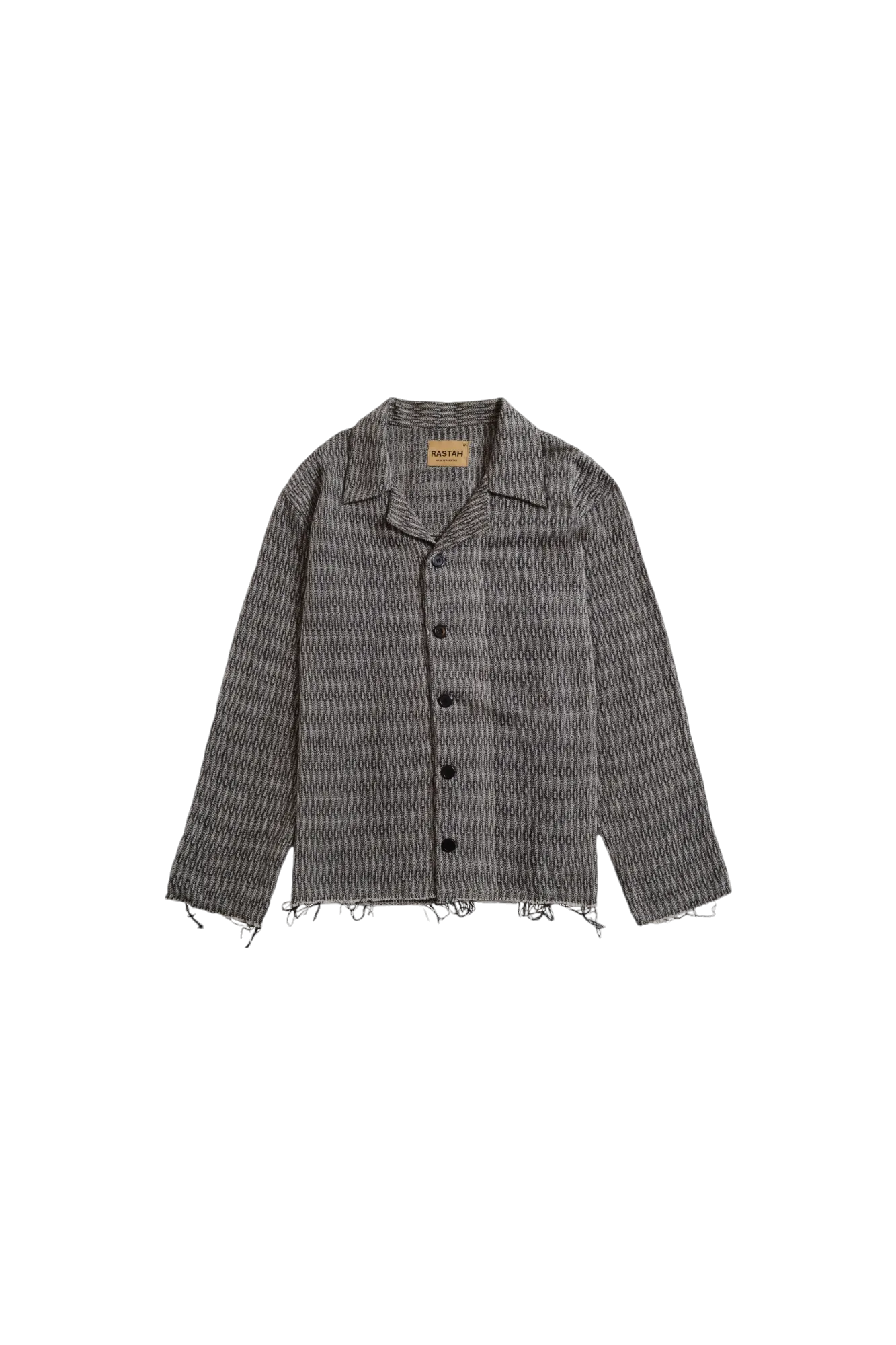 GREY DOBBY WEAVE BUTTON DOWN