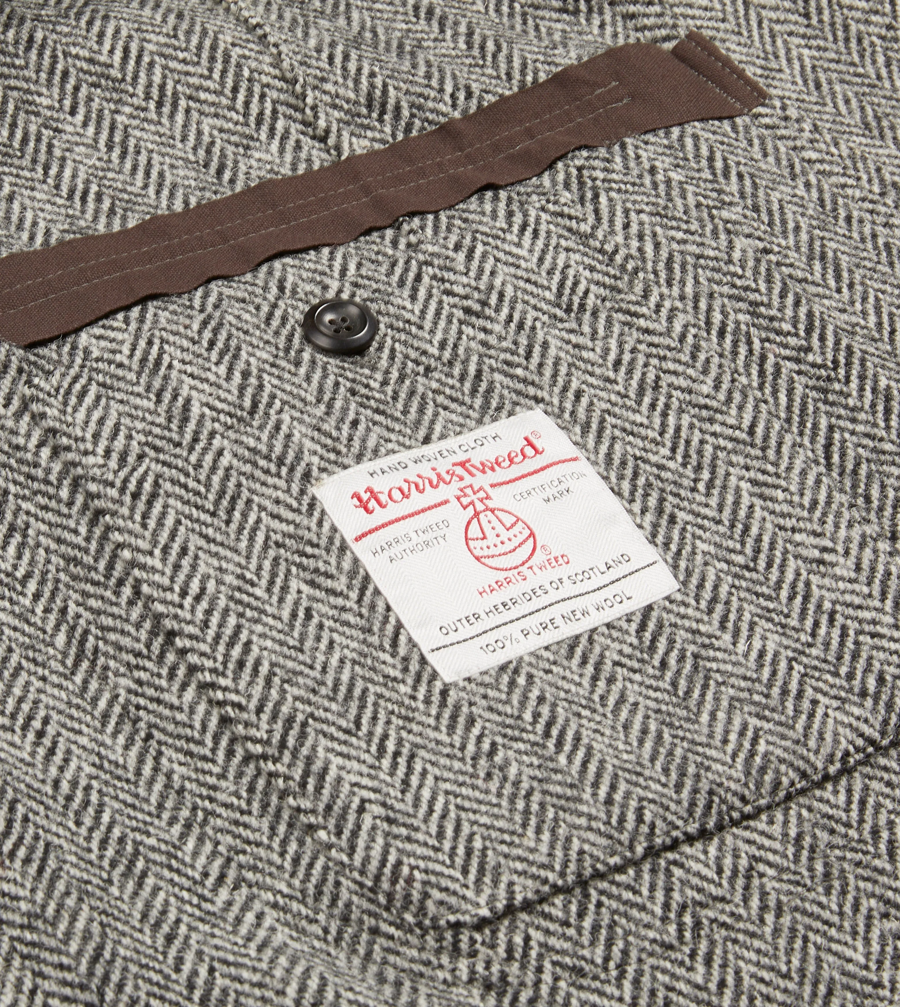 Grey Herringbone Harris Tweed Games Blazer Mk. VII