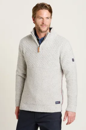 Grey Quarter Zip