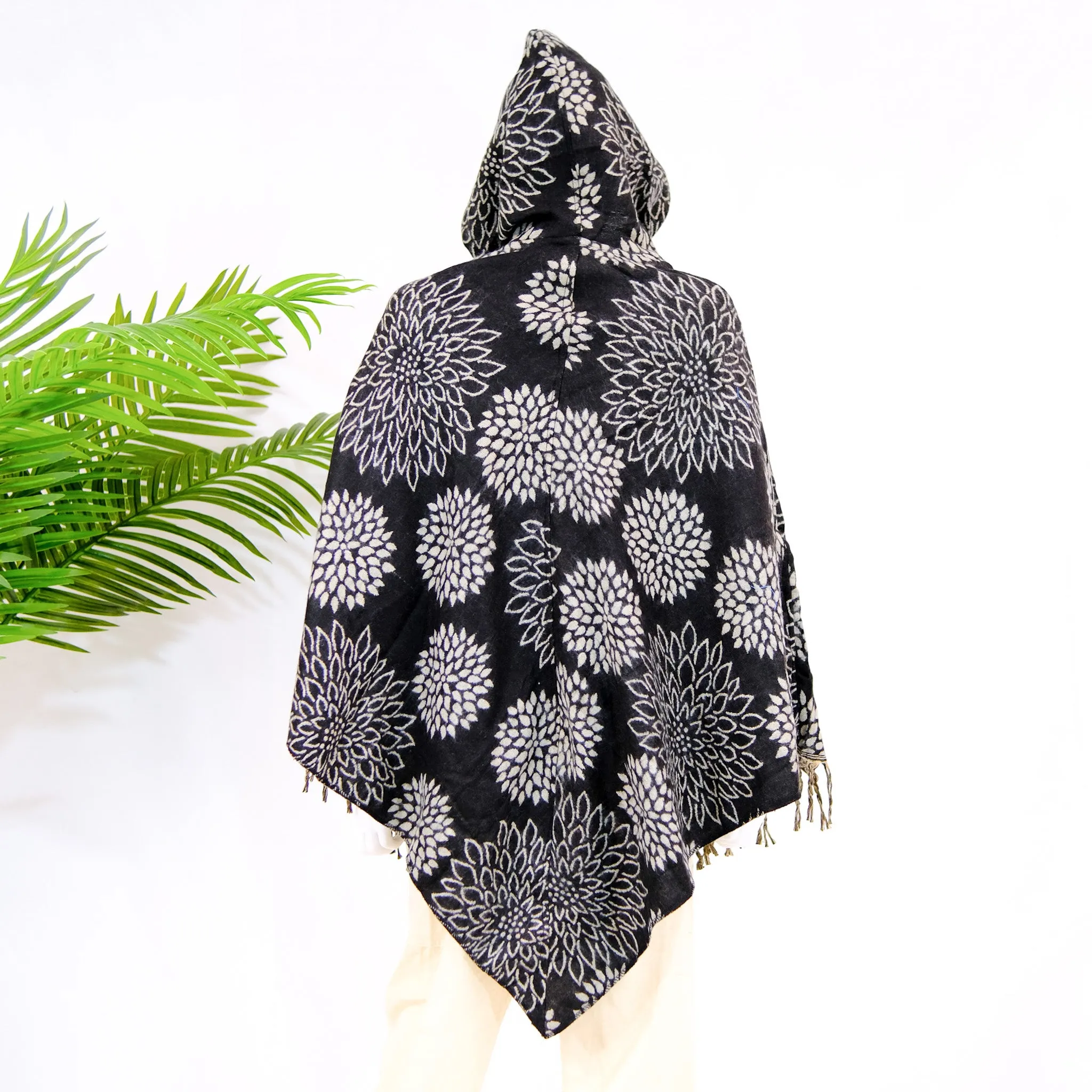 Handloomed Wool Blend Winter Ponchos