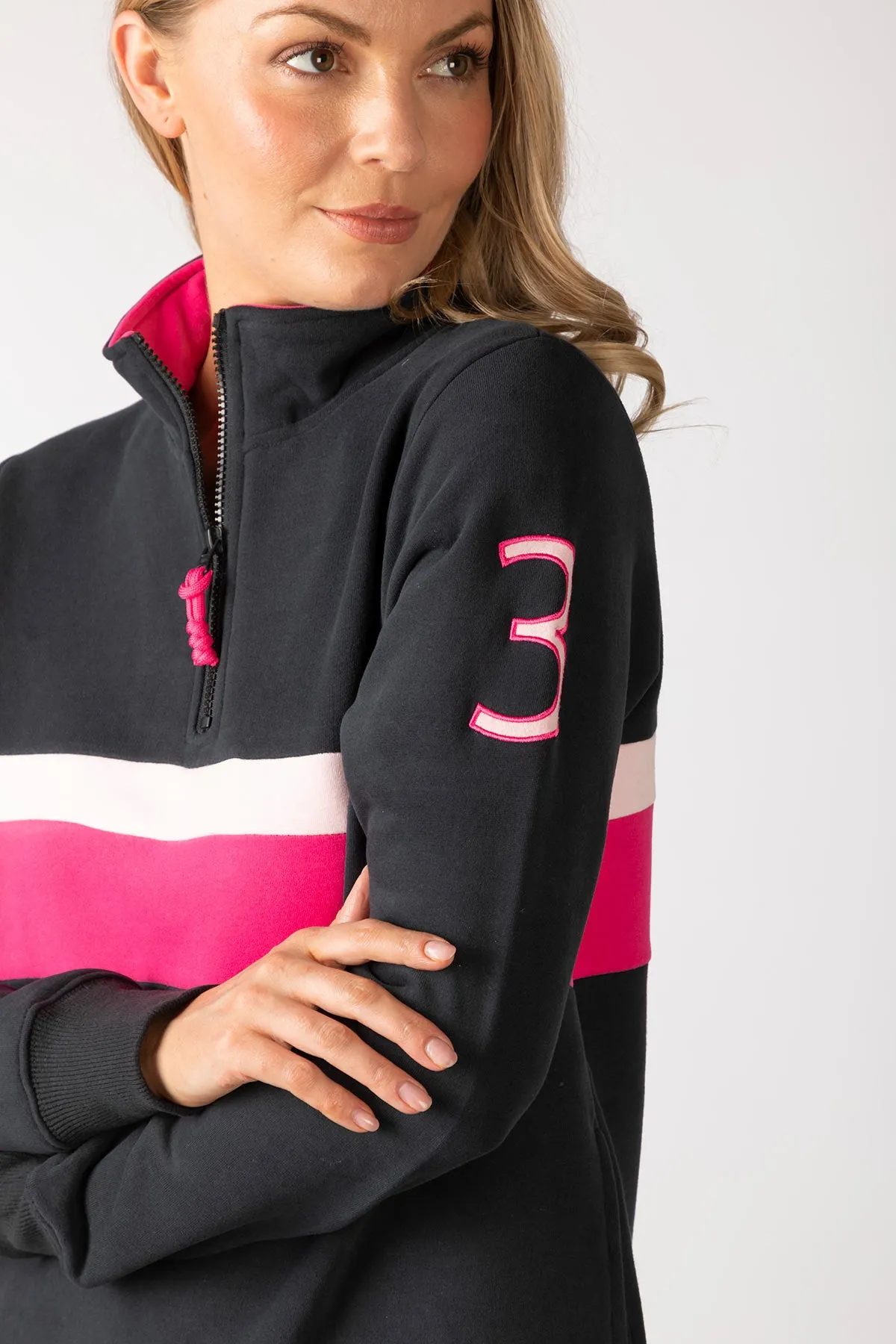 Ladies Stripe Sweatshirt - Bramham