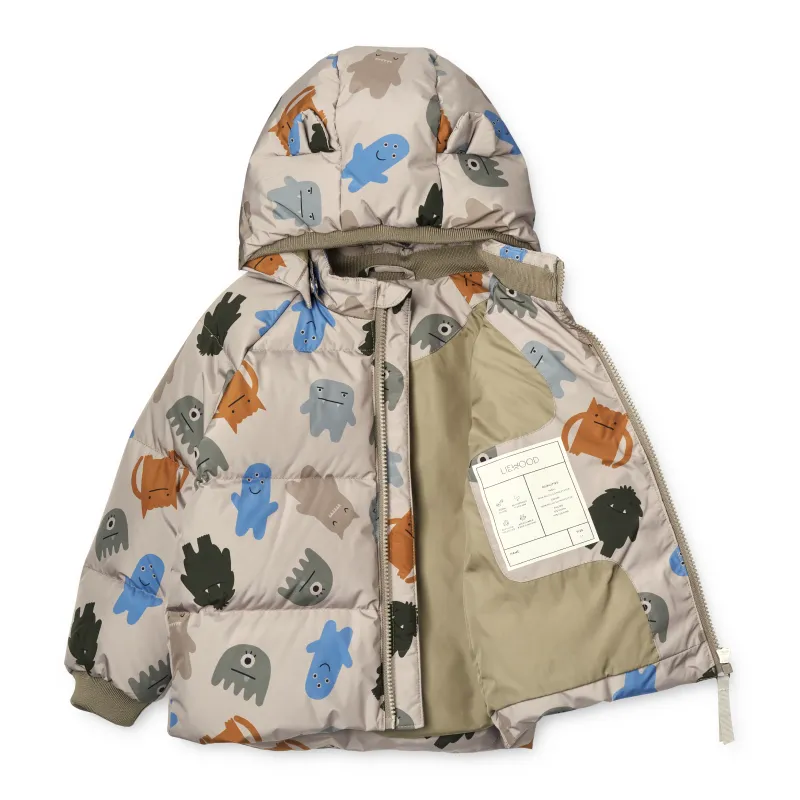 Liewood Polle Puffer Jacket - Monster/Koala