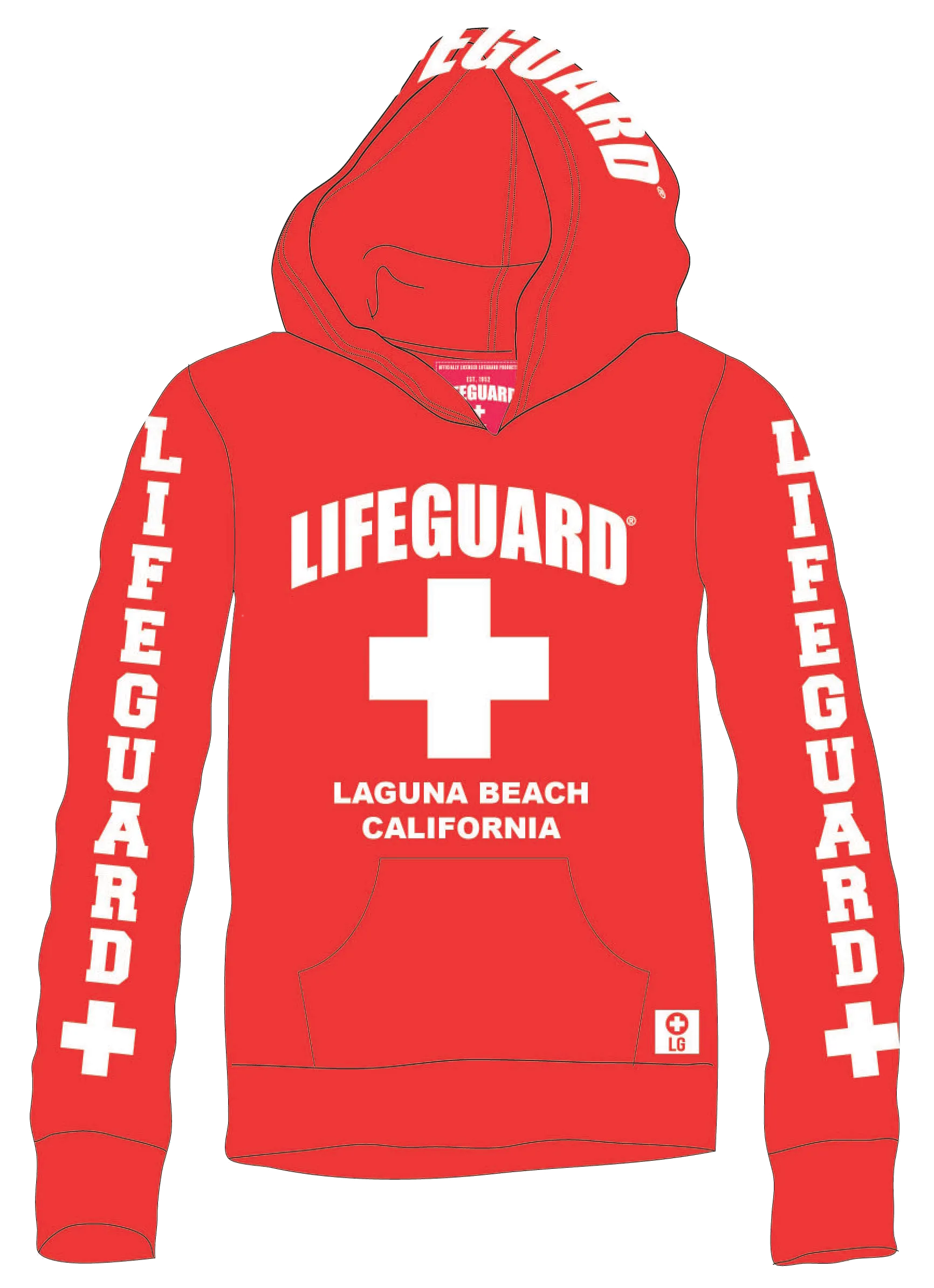 Lifeguard Youth Sweatshirt - Red