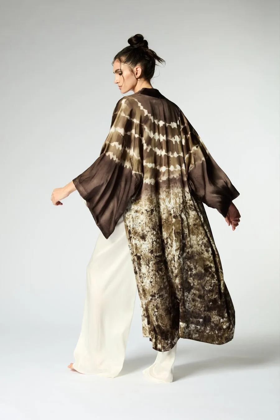 LONG SILK KIMONO