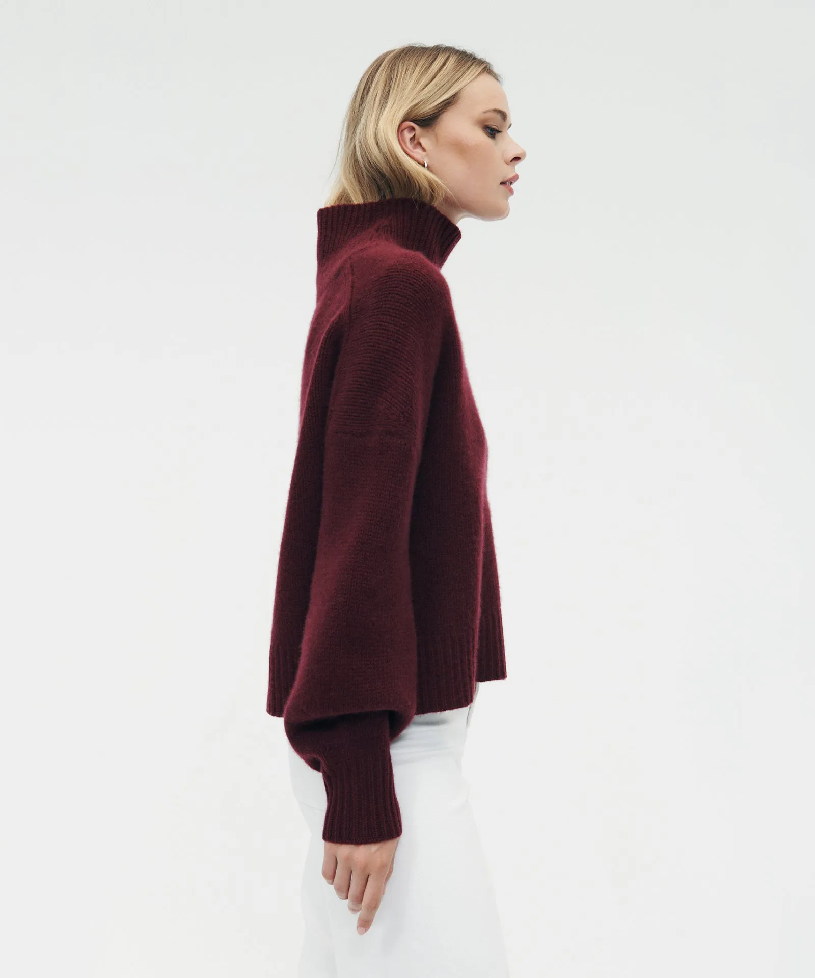 Luxe Cashmere Oversized Turtleneck