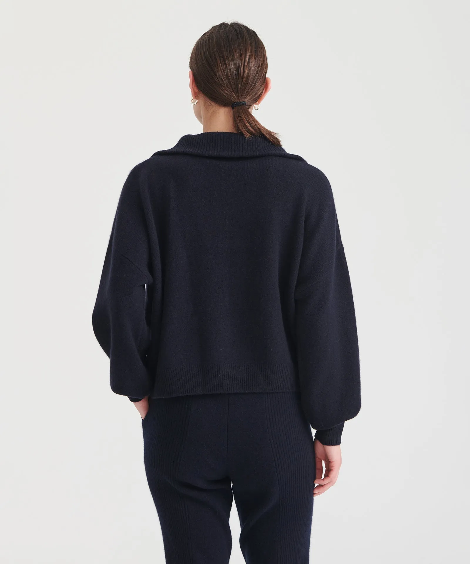 Luxe Cashmere Quarter Zip