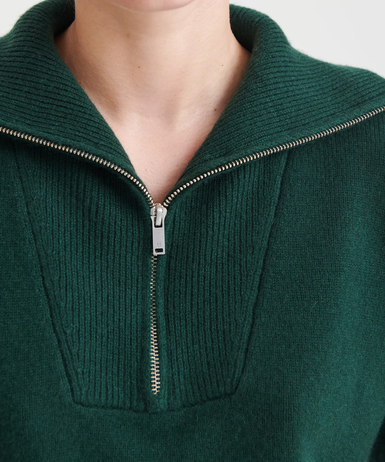 Luxe Cashmere Quarter Zip