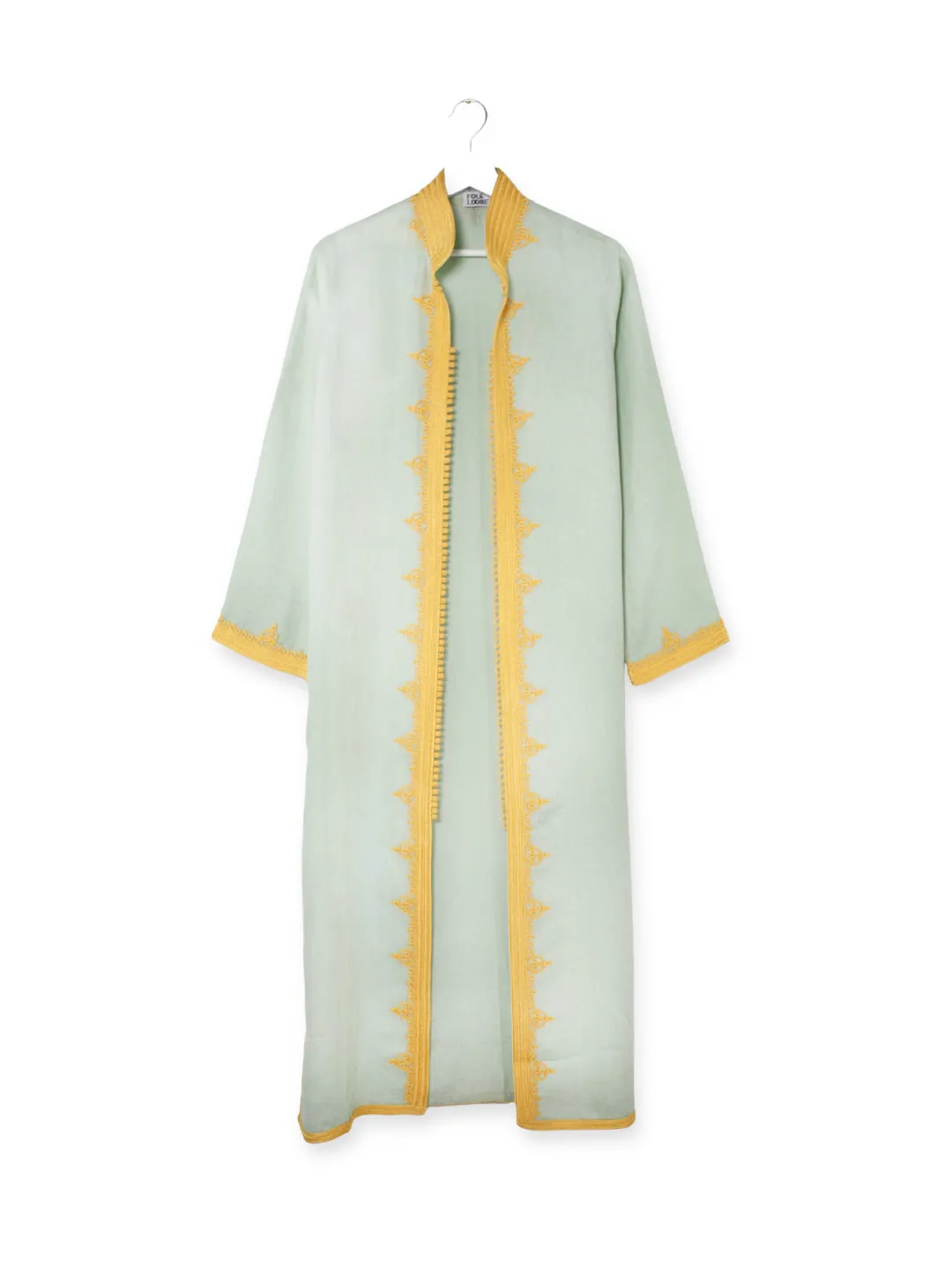 Moroccan linen coat