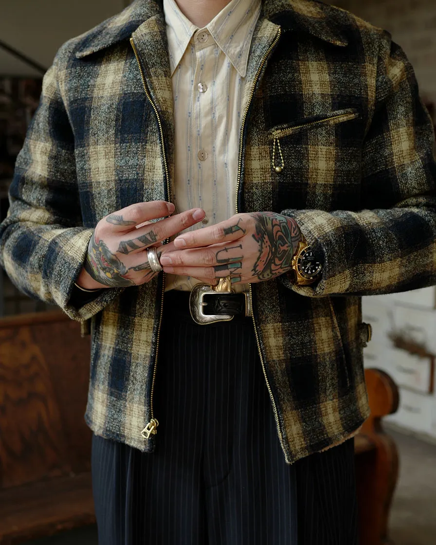 Mustard Plaid Sports Jacket