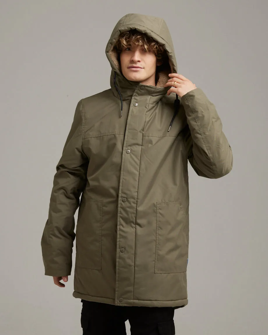 NEVADA MEN'S LONGLINE PARKA | KHAKI